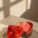aurika rose heart candle