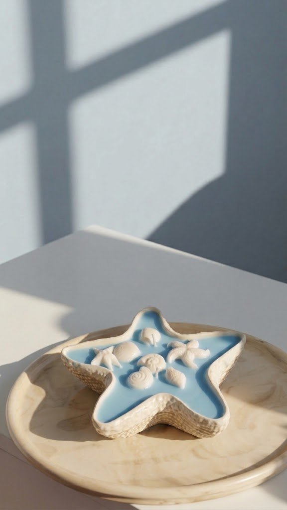 star fish scented candle