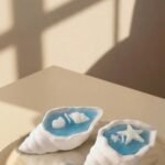sea shell ocean candle 1/2 piece