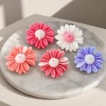 daisy flower candle